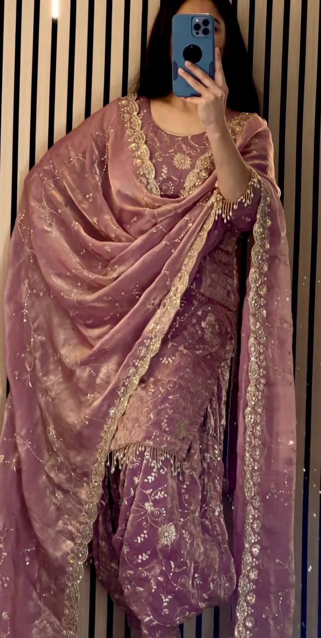 The Regal Rose Sequined Salwar Suit